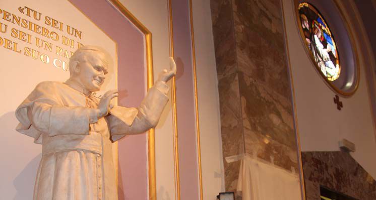 Benedizione Statua Giovanni Paolo II